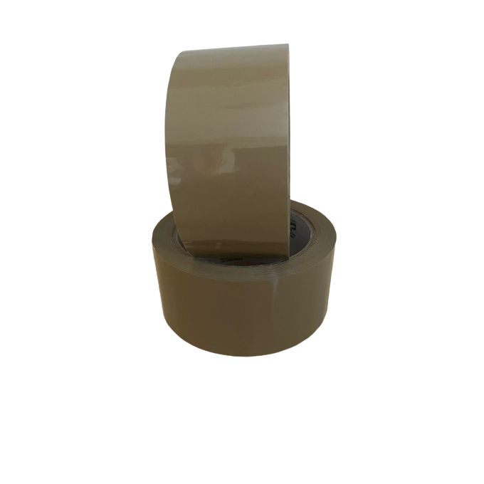 Fita adesiva havana para fechamento 48mm X 100m - Pack com 3 unidades