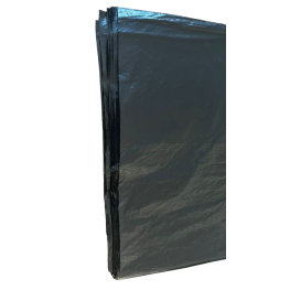 SACO PLASTICO resistente 0,10 PRETO 100 L -  PACK COM 10 UNIDADES