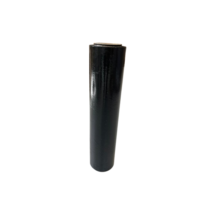 Filme stretch preto manual bobina 50cm - 1 unidade