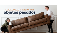 Cuidados ao transportar objetos pesados