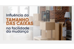 A Influência do Tamanho das Caixas na Facilidade da Mudança